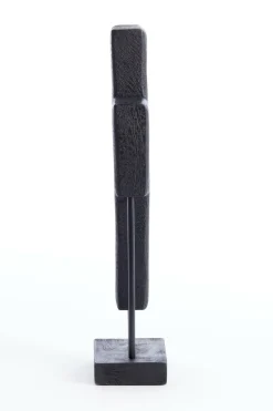 Light en Living Ornament op voet 19x9,5x45 cm SALIO hout mat zwart Online