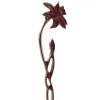 Light en Living Ornament op voet 12x7,5x40 cm DAFFODIL glans bordeaux Hot