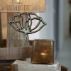Light en Living Ornament op voet 22x6x36 cm PAPAVERU antique brons