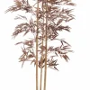 Light en Living Ornament in pot 152x90x152 cm BAMBOO metallic donker brons Clearance