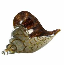 Light en Living Ornament 28x12x16 cm SHELL glas olijf groen Online