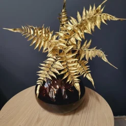 Light en Living Ornament 35x40 cm LEAF metallic goud New