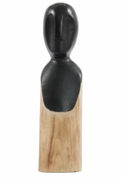 Light en Living Ornament LUMUNA hout naturel+zwart 11,5 x 12 x 41 cm Outlet