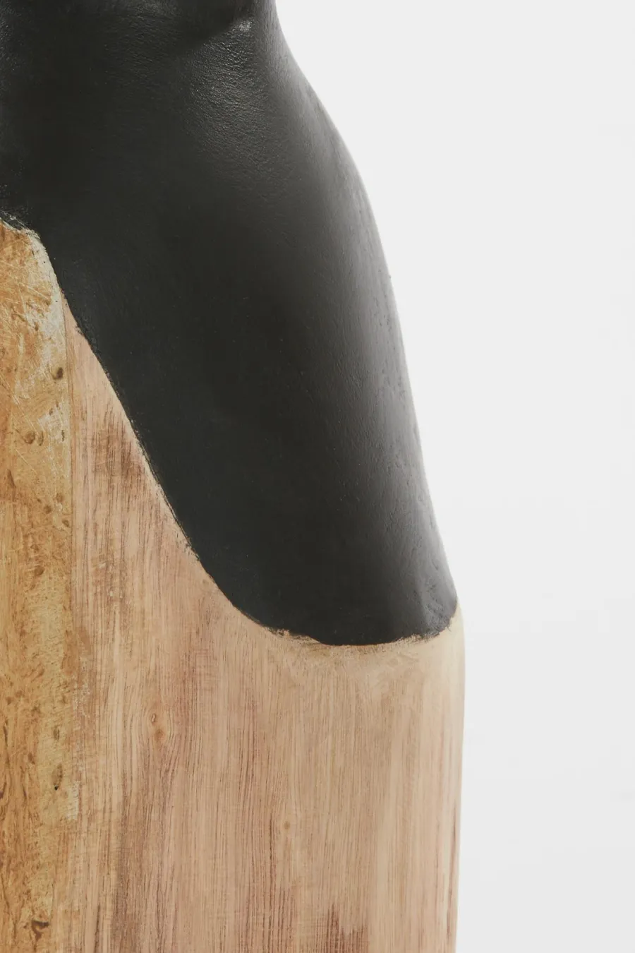 Light en Living Ornament LUMUNA hout naturel+zwart 11,5 x 12 x 41 cm Outlet