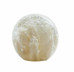 Light en Living Ornament Ø8x8 cm CORAL glas crème Outlet