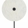 Light en Living Ornament op voet 35x12x50 cm YFKE marmer wit+mat zwart Online