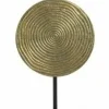 Light en Living Ornament op voet Ø25x38 cm RAWAS ruw a brons cirkel-m zwart Hot