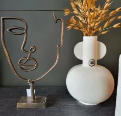 Light en Living Ornament FACE 2 antiek brons Best