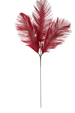Light en Living Ornament 3 veren 30x59 cm FEATHER rood Hot
