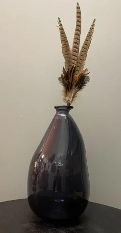 Light en Living Ornament Ø15x60 cm PHEASENT donker bruin Best