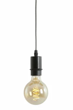 Light en Living Pendel met houder Ø5x7,5 cm CUPA zwart-wit Sale