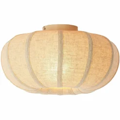Light en Living Plafondlamp Ø50x24,5 cm ZOSIA linnen naturel Outlet