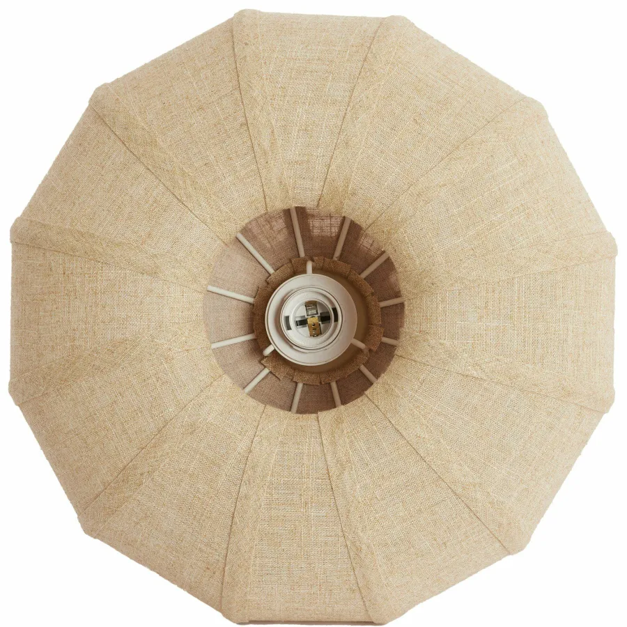 Light en Living Plafondlamp Ø50x24,5 cm ZOSIA linnen naturel Outlet