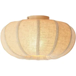 Light en Living Plafondlamp Ø50x24,5 cm ZOSIA linnen naturel Outlet