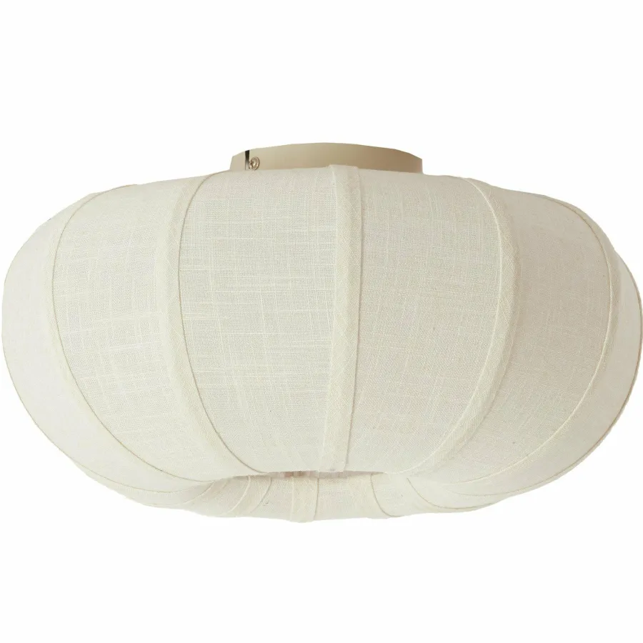 Light en Living Plafondlamp Ø40x21,5 cm ZOSIA linnen crème Best