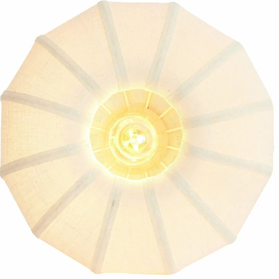 Light en Living Plafondlamp Ø40x21,5 cm ZOSIA linnen crème Best