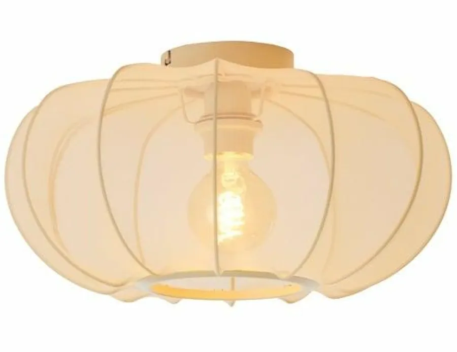 Light en Living Plafonnière Ø40x21 cm PLUMALIA zand Outlet