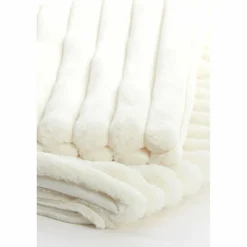 Light en Living Plaid 170x130 cm VAJEN crème Sale
