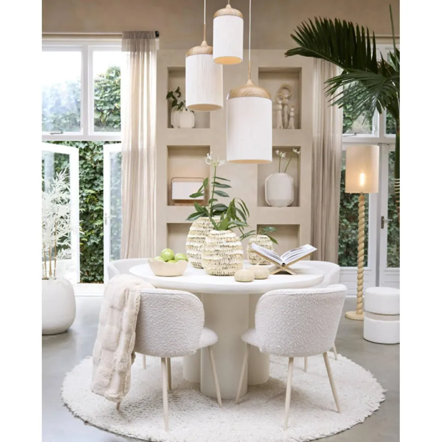 Light en Living Plaid 170x130 cm COMBARRO creme Hot