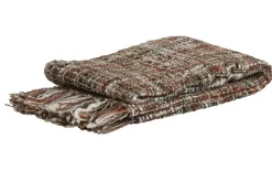 Light en Living Plaid 150x125 cm SELVIK bordeaux rood Hot