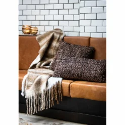 Light en Living Plaid 150x125 cm APISI bruin wit Online