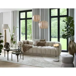 Light en Living Plaid 170x130 cm COMBARRO lichtbruin Outlet