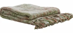 Light en Living Plaid 170x130 cm FUENTA groen+koraal Sale
