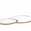 Light en Living Plateau DALENA glas goud - 2 maten Best