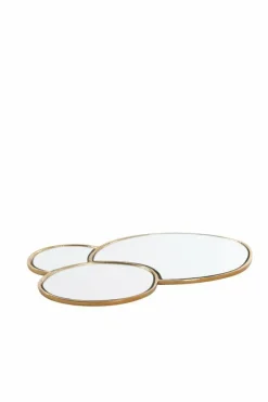 Light en Living Plateau DALENA glas goud - 2 maten Best