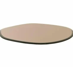 Light en Living Plateau 37x35x1 cm VIDU bruin glas Best