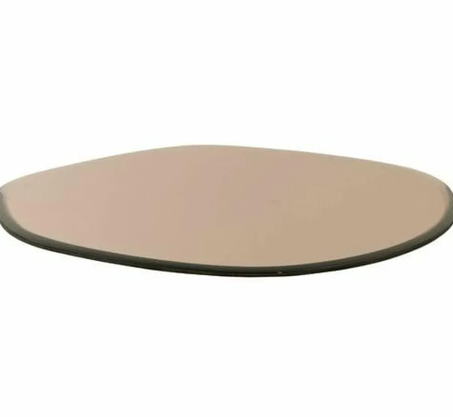 Light en Living Plateau 37x35x1 cm VIDU bruin glas Best