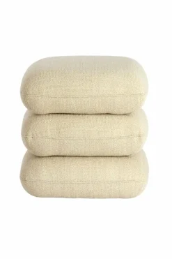 Light en Living Poef 44,5x44,5x44,5 cm LAURIE - crème New