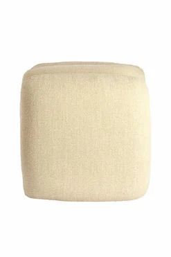 Light en Living Poef 44,5x44,5x44,5 cm LAURIE - crème New