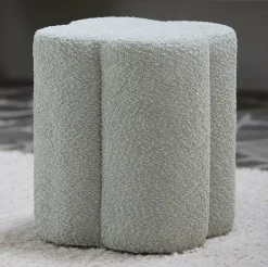 Light en Living Poef 38x38x45 cm NALANI mint groen Online