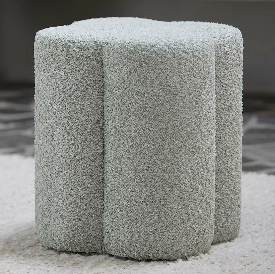 Light en Living Poef 38x38x45 cm NALANI mint groen Online