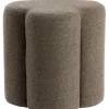 Light en Living Poef 38x38x45 cm NALANI donker bruin Outlet