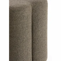Light en Living Poef 38x38x45 cm NALANI donker bruin Outlet