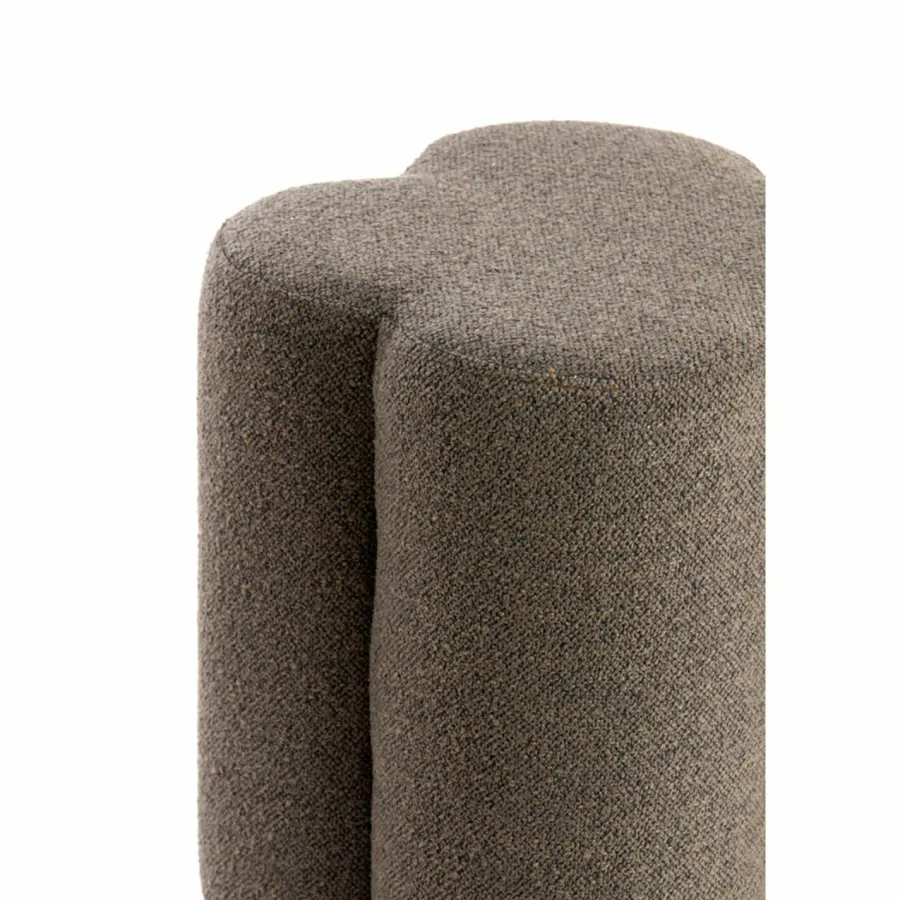 Light en Living Poef 38x38x45 cm NALANI donker bruin Outlet