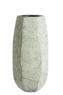 Light en Living Pot deco 50x47x105 cm AGELO blauw grijs Clearance
