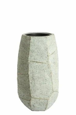 Light en Living Pot deco 50x47x88 cm AGELO blauw grijs Outlet