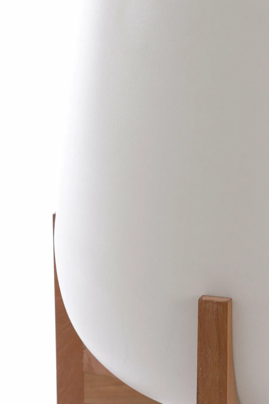 Light en Living Pot deco op voet Ø44x53 cm KARUNA hout+mat crème Sale