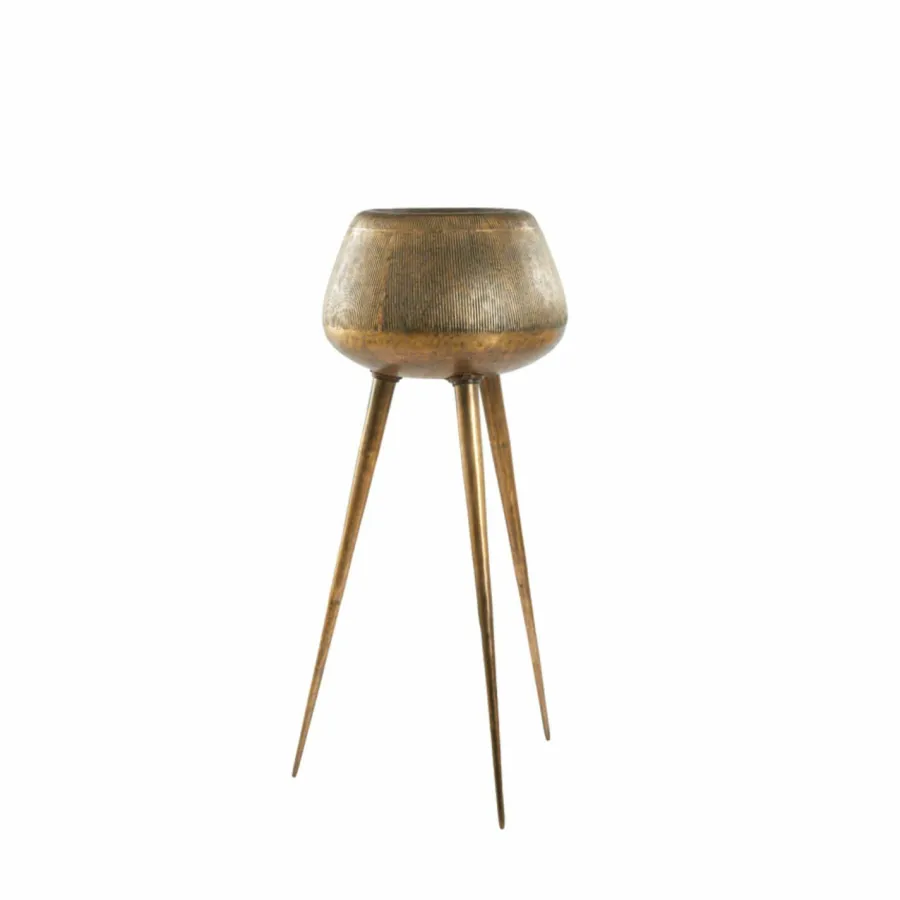 Light en Living Pot op voet deco Ø75x149 cm MARIELLE goud Discount