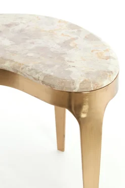 Light en Living Salontafel Giulio 65x39x41 cm – Taupe Marmer & Antique Bronze | Light & Living Online