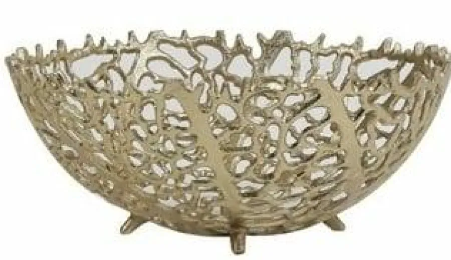Light en Living Schaal Ø25,5x11 cm GALAXA antiek goud S Clearance