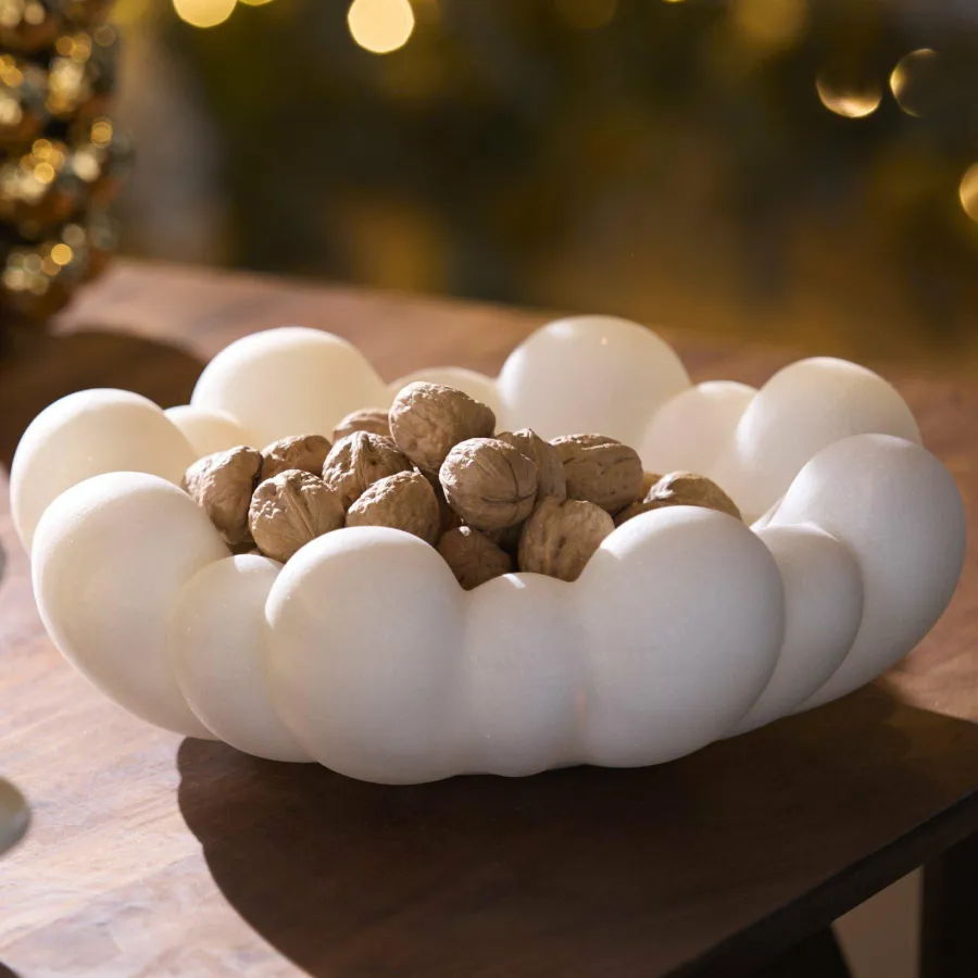 Light en Living Schaal Ø42x15 cm LIRON beige Clearance
