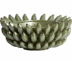 Light en Living Schaal Ø34x15 cm ZITA keramiek groen parelmoer Discount