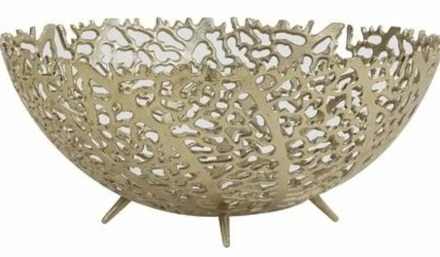 Light en Living Schaal Ø35,5x14 cm GALAXA antiek goud of zwart New