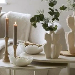 Light en Living Schaal 20,5X19,5X7,5 cm FRESIA creme Online
