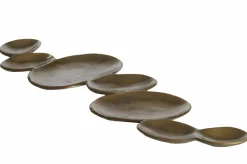 Light en Living Schaal 61x19x2 cm NICOSIA antiek brons