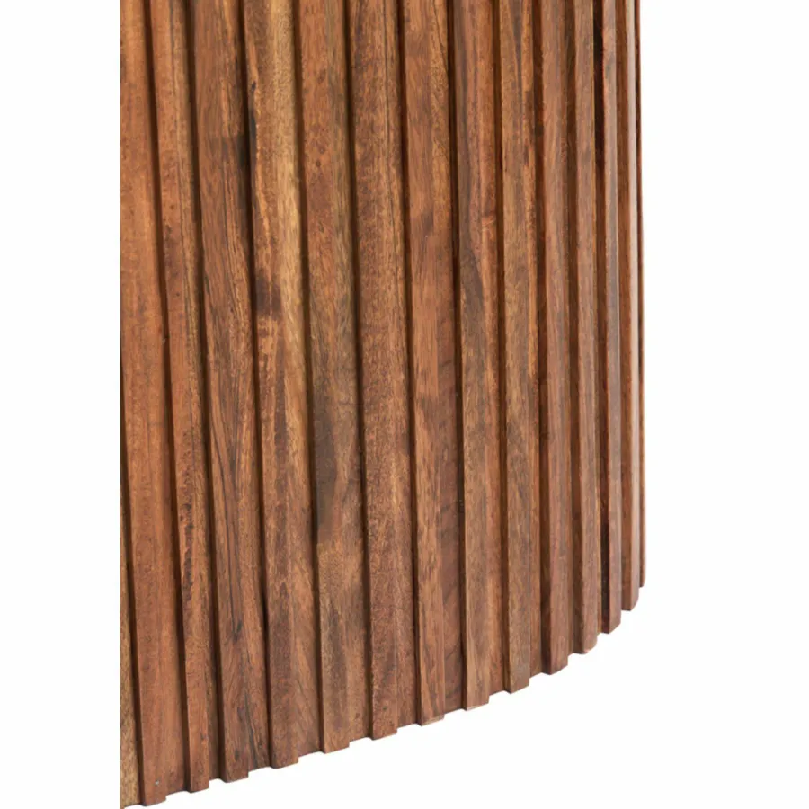 Light en Living Sidetable 154x39x76,5 cm KIOTO acacia hout bruin Discount